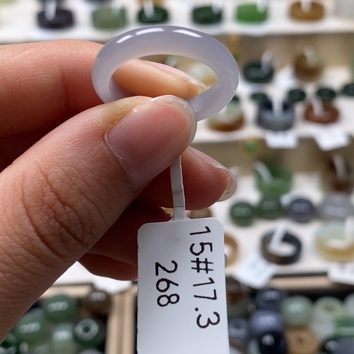 和田玉未镶嵌戒指