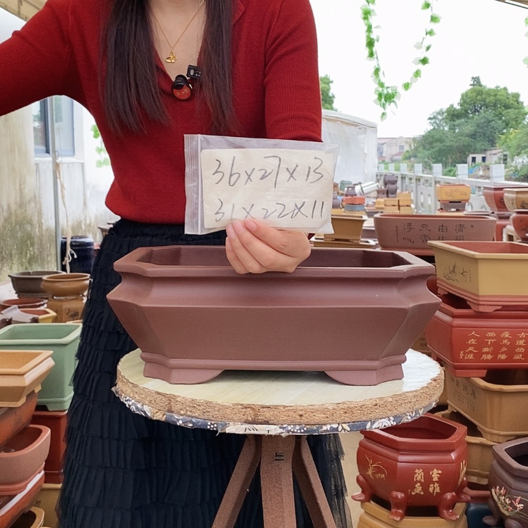 紫砂花盆紫砂花盆