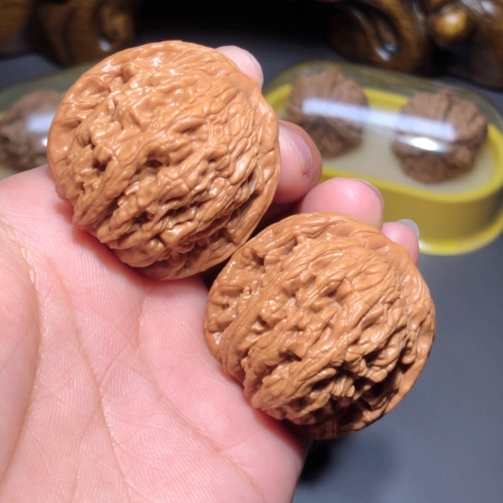 文玩核桃把件39麦虎