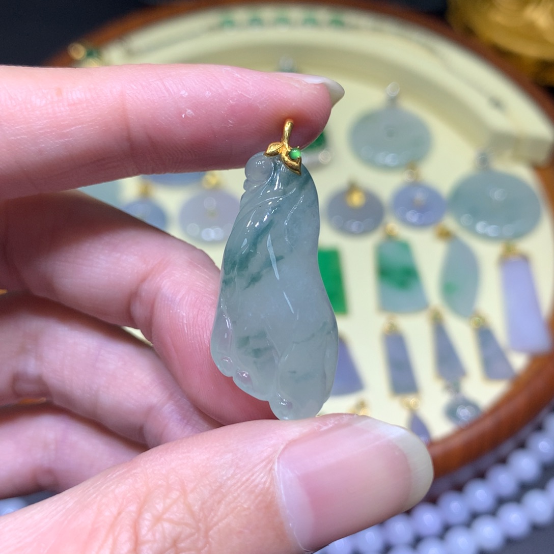 翡翠吊坠(不含链)未镶嵌