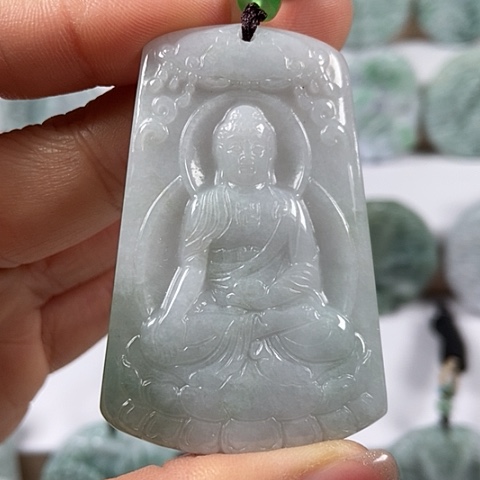 翡翠颈饰未镶嵌阿尼陀佛福利