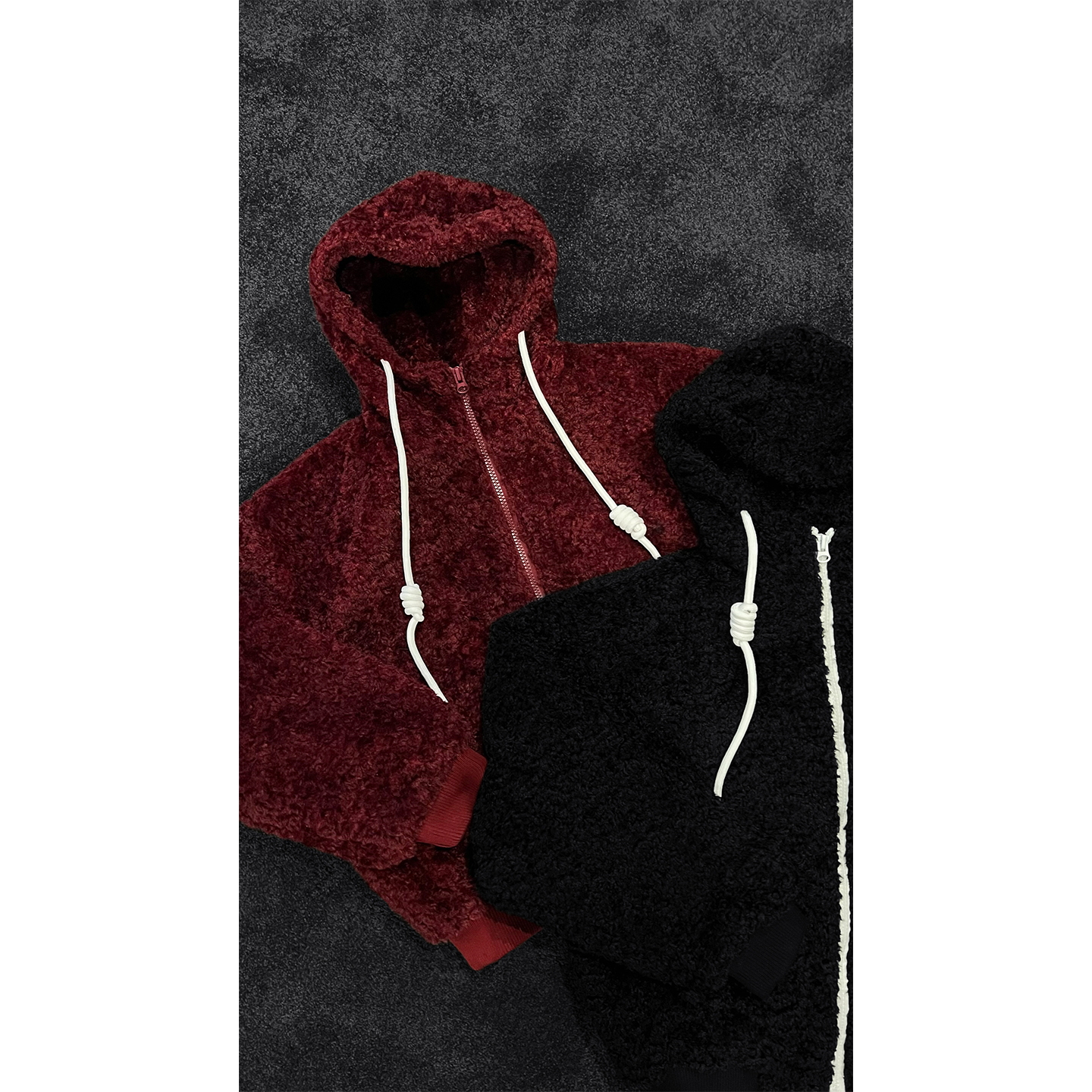 龙叨叨冬季新品美式重磅连帽加厚羊羔绒外套男宽松休闲保暖棉衣潮