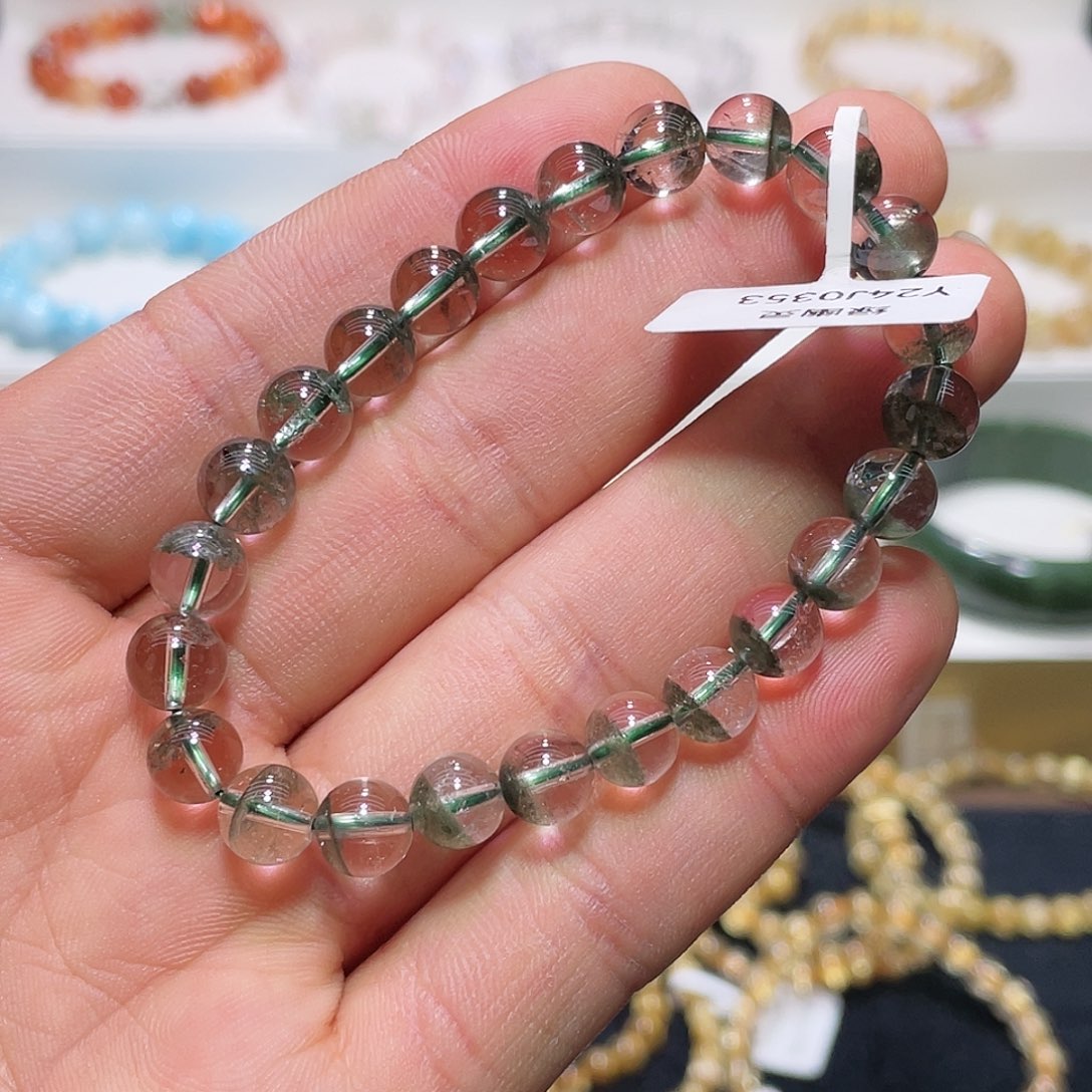水晶手链未镶嵌绿幽灵7.9