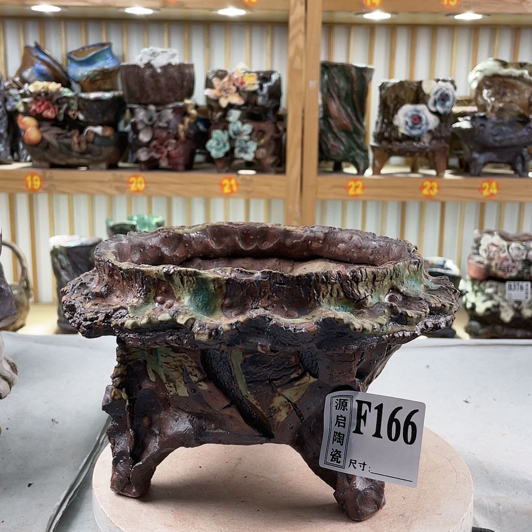 紫砂花盆手工制作默认微瑕166