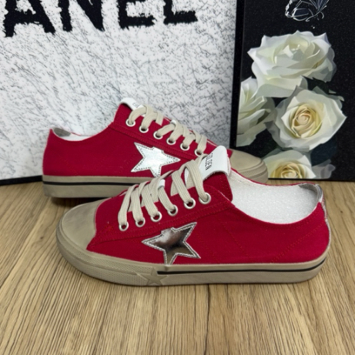 东大门2025春季复古拼色低帮百搭潮流帆布鞋秋季女通用经典运动风