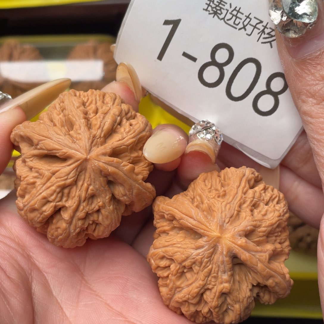 文玩核桃把件45精配平谷大粗筋