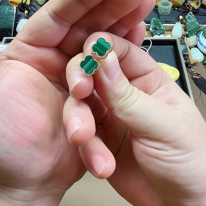 银S925镶嵌手链和田玉