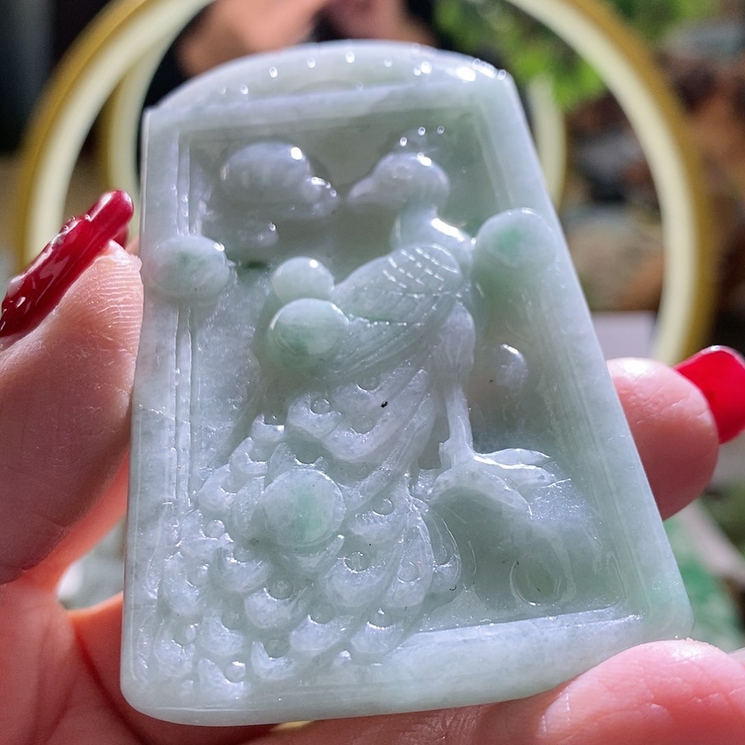 【闪购商品】翡翠颈饰未镶嵌凤凰