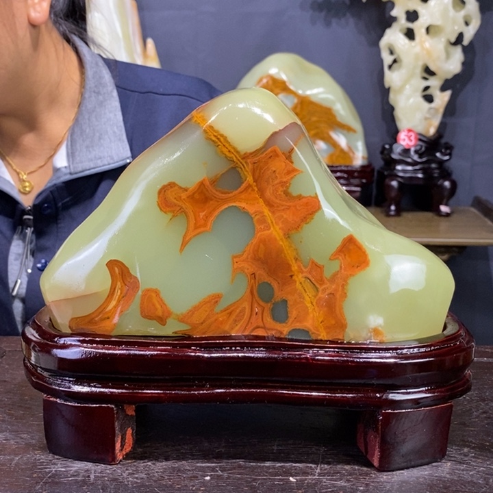 石材精品古青石摆件
