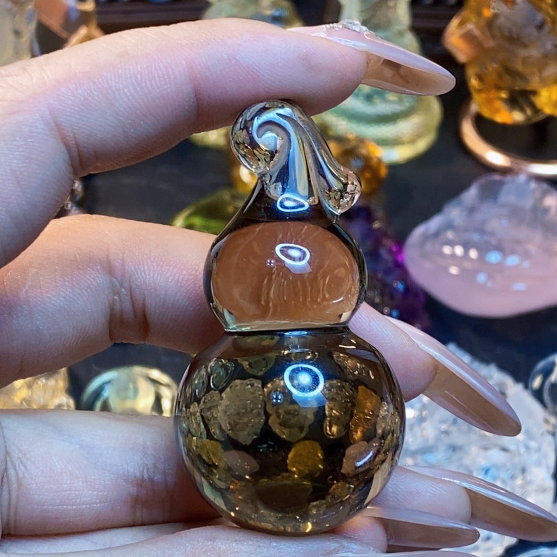 水晶颈饰未镶嵌开****天吊坠