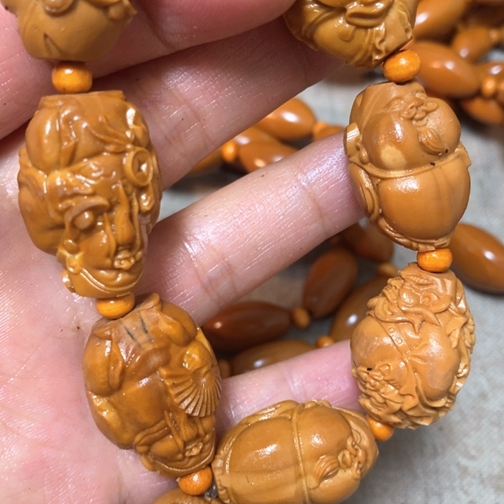 橄榄核手串/手链莫*军微瑕微瑕16号