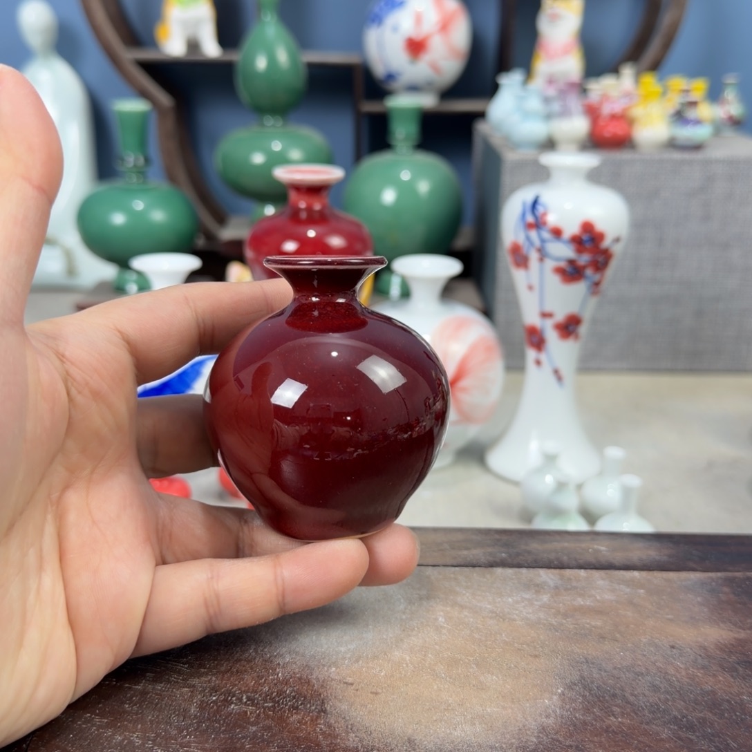 陶瓷手工小花器摆件