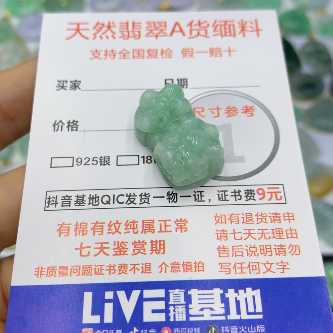 翡翠颈饰未镶嵌翡翠