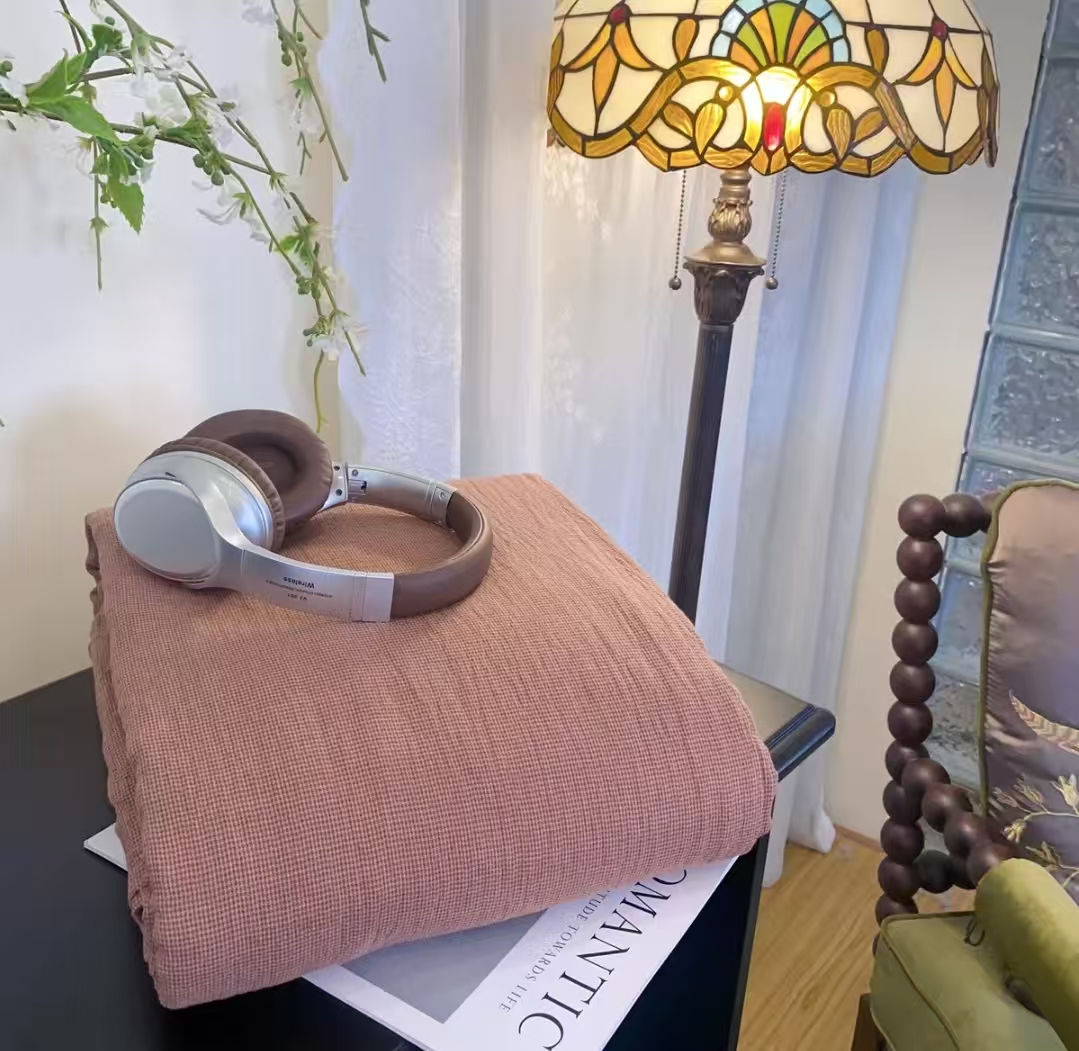 【1.5*2.0米被套】全棉色织双层纱单人家纺被套柔软床品双面学生