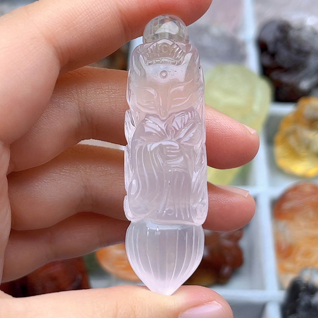 水晶吊坠(不含链)未镶嵌