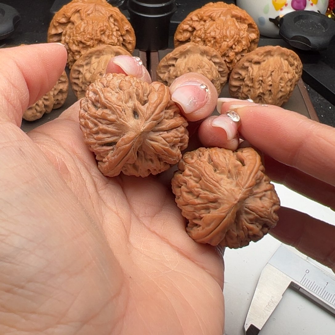 文玩核桃把件莲花35