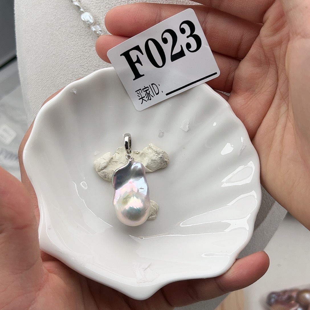 淡水珍珠吊坠(不含链)合金