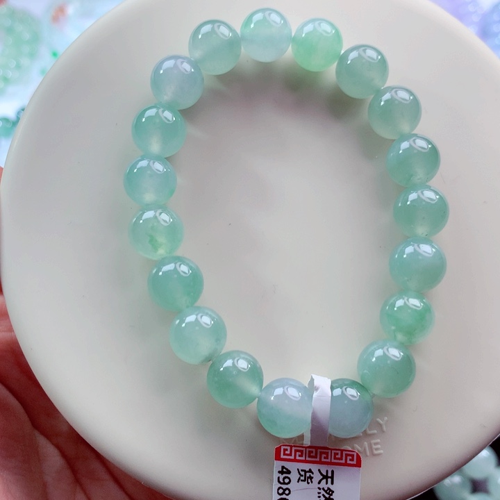 翡翠未镶嵌手链卡10