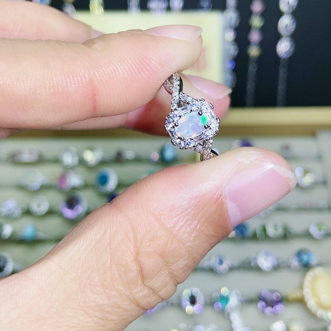 【闪购商品】未镶嵌欧泊戒指