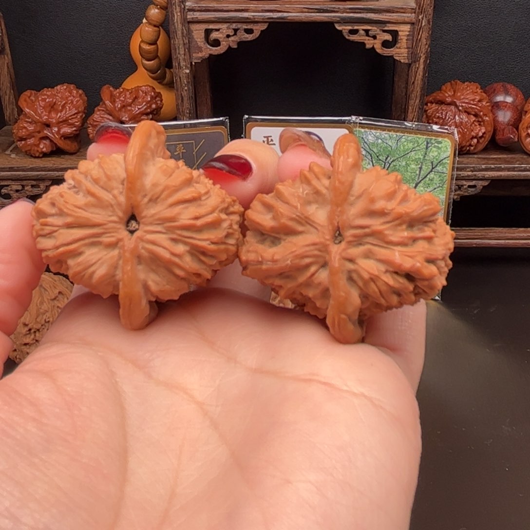 桃核把件平谷白云寺野生马蹄