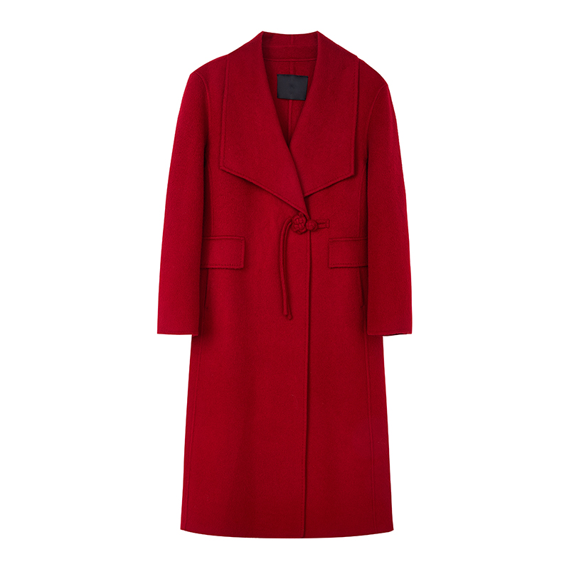 【达人专属】羊毛驼绒大衣N8701