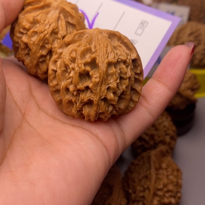 文玩核桃把件62号苹果