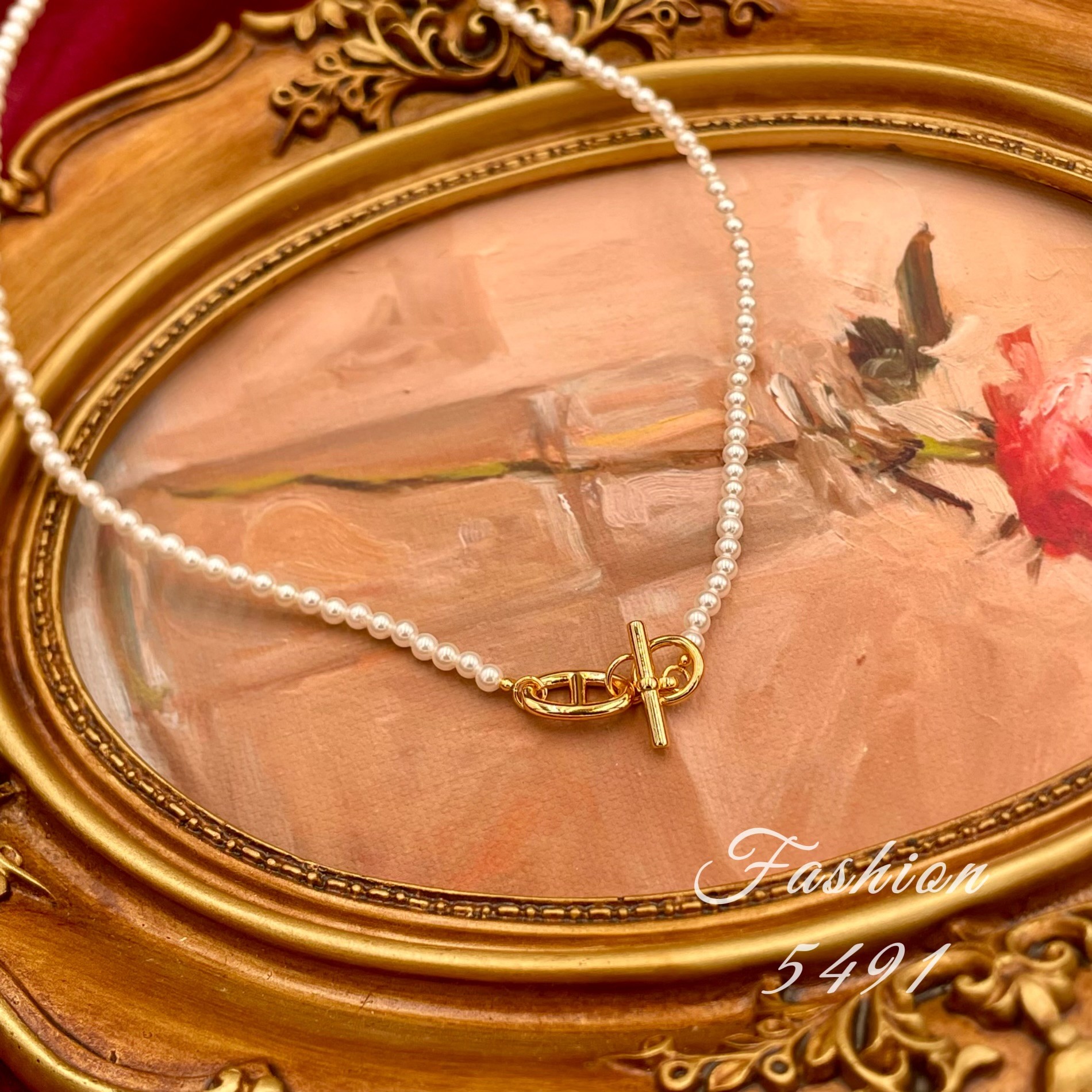 铜合金项链 设计师款项链~5491（39）