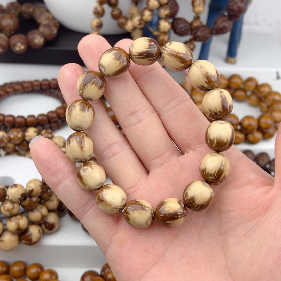 紫金鼠手串精品枣珠13尺福利款