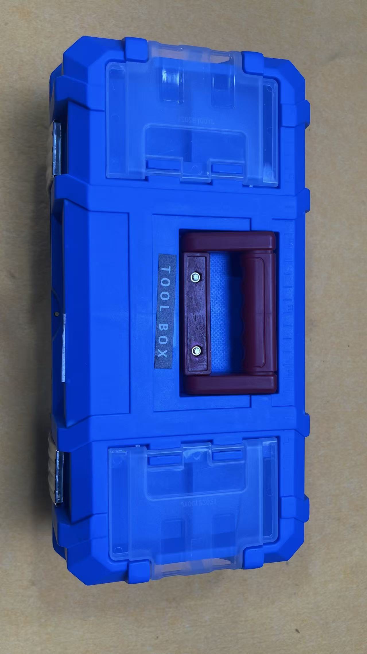 如图/蓝色品牌双层工具箱