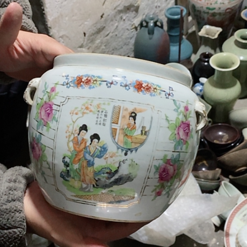 【闪购商品】瓷片平****子景德镇现代工艺品