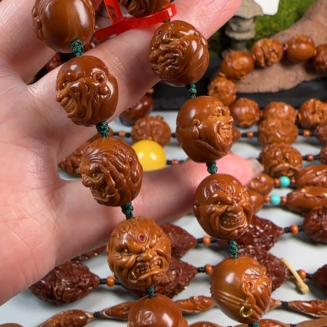橄榄核手串/手链镶嵌恶僧