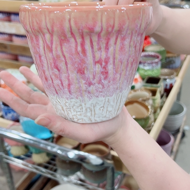 有孔，凑单福利满10元发货陶瓷多肉花盆！