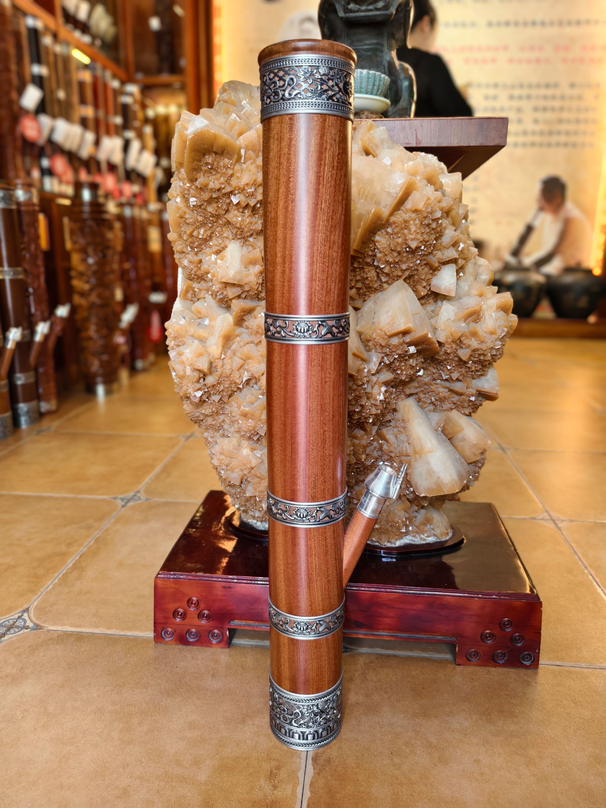 【沙比利木 】 满金丝款 五箍大号水烟筒