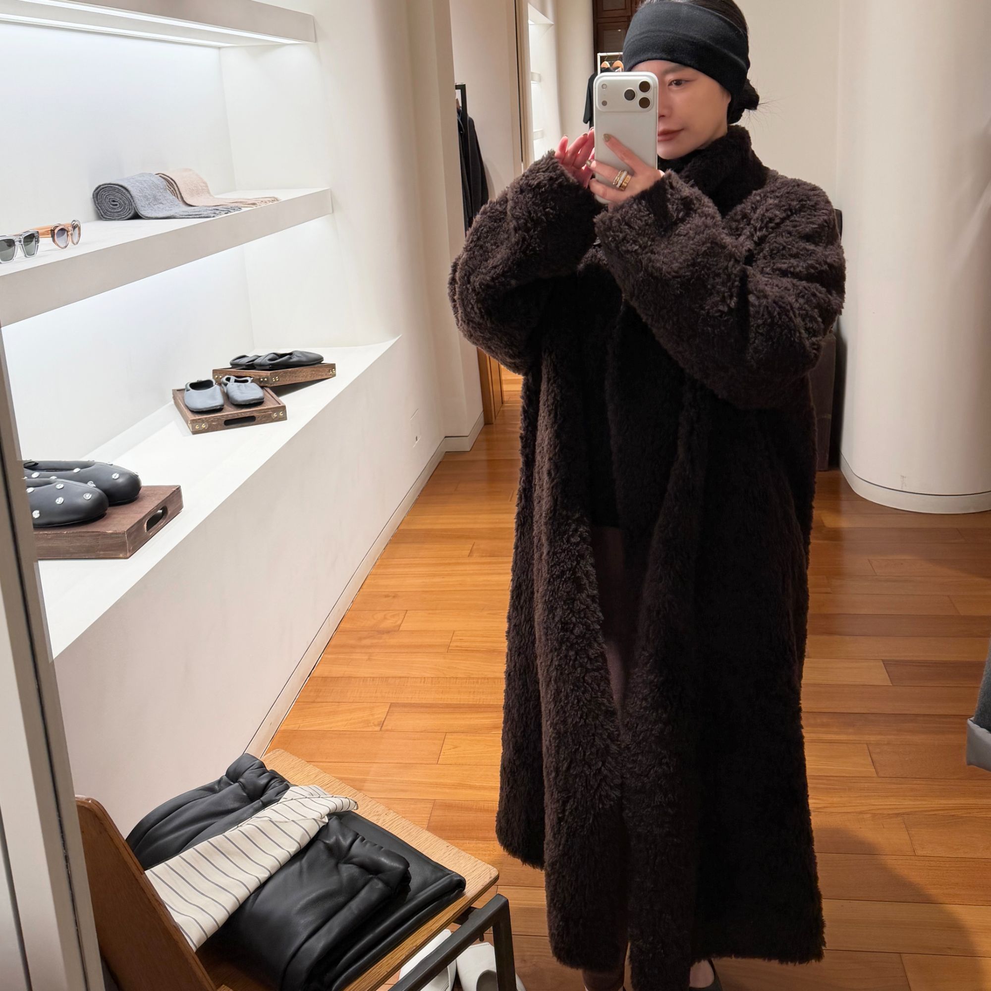 Zeng+秋冬羊毛宽松长款大衣