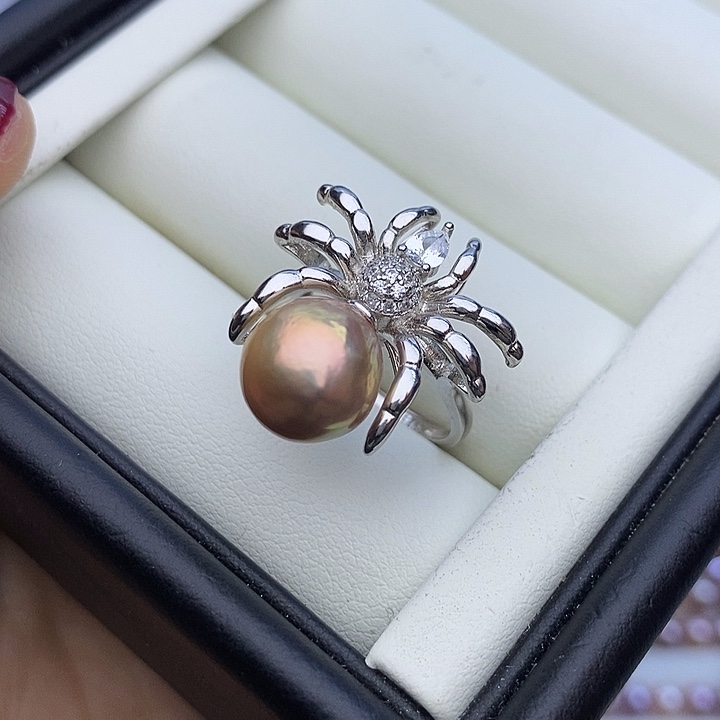 淡水珍珠项链银S925镶嵌10-11