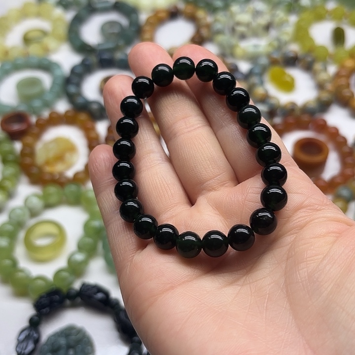 蛇纹石玉未镶嵌手串