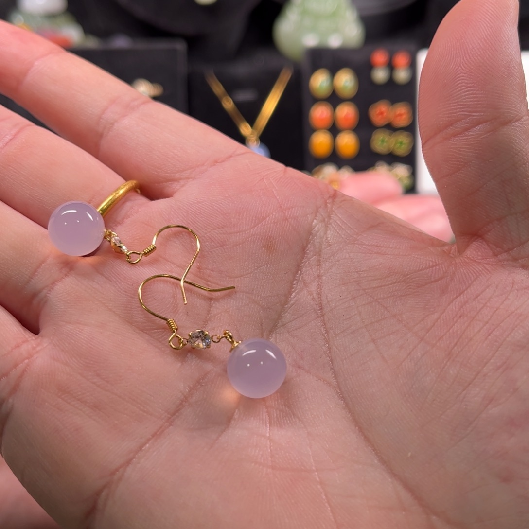 银S925镶嵌颈饰玛瑙/玉髓白*怡