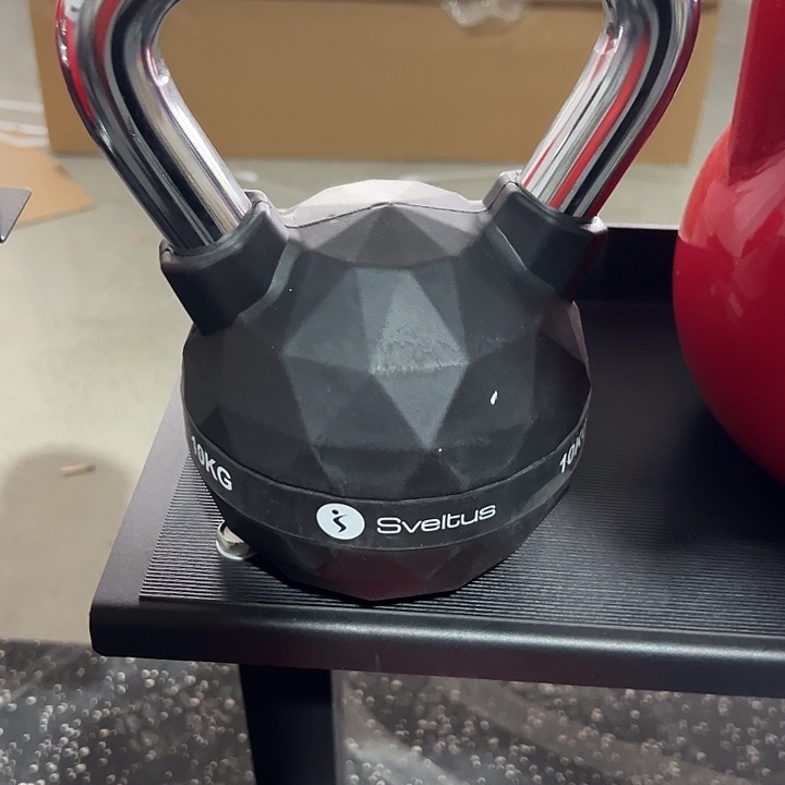 全新黑色竞技壶铃10公斤一只