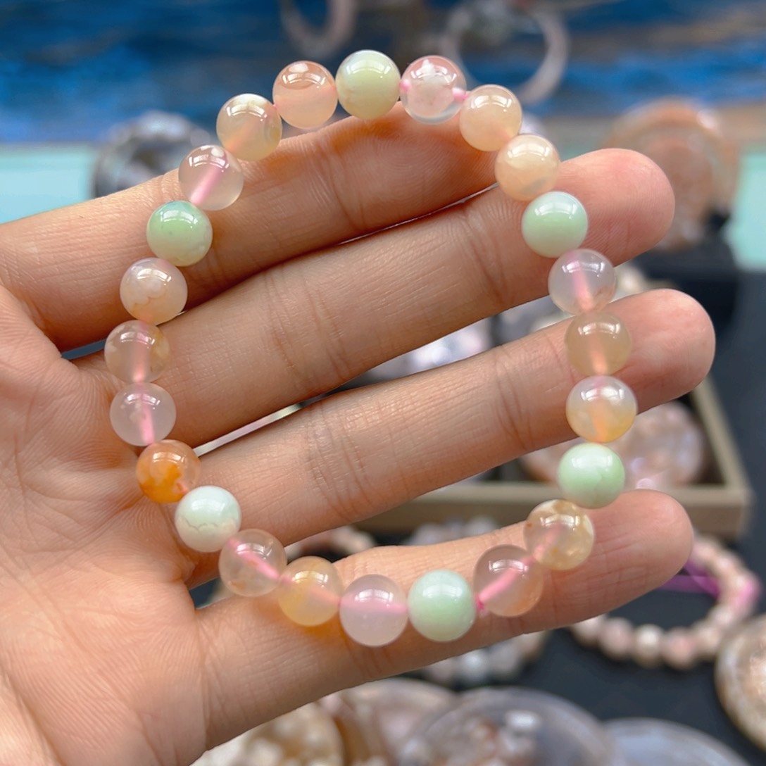 玛瑙/玉髓手串未镶嵌8