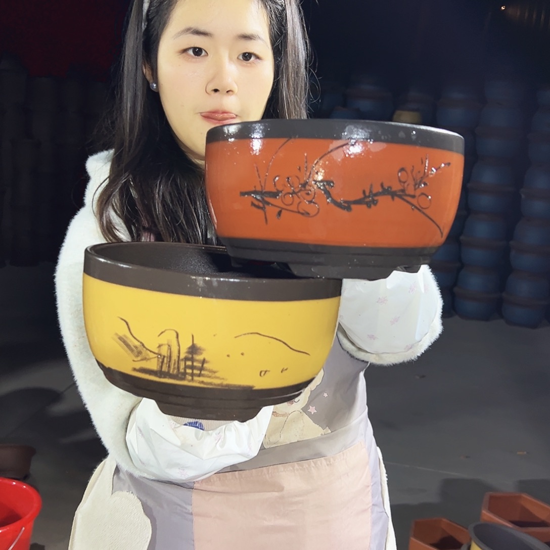 21黄色球盆+21红色球盆