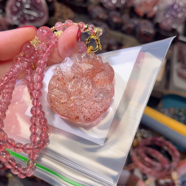 水晶颈饰未镶嵌订制
