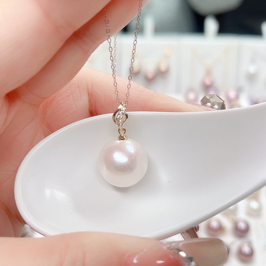 淡水珍珠吊坠(赠链)合金