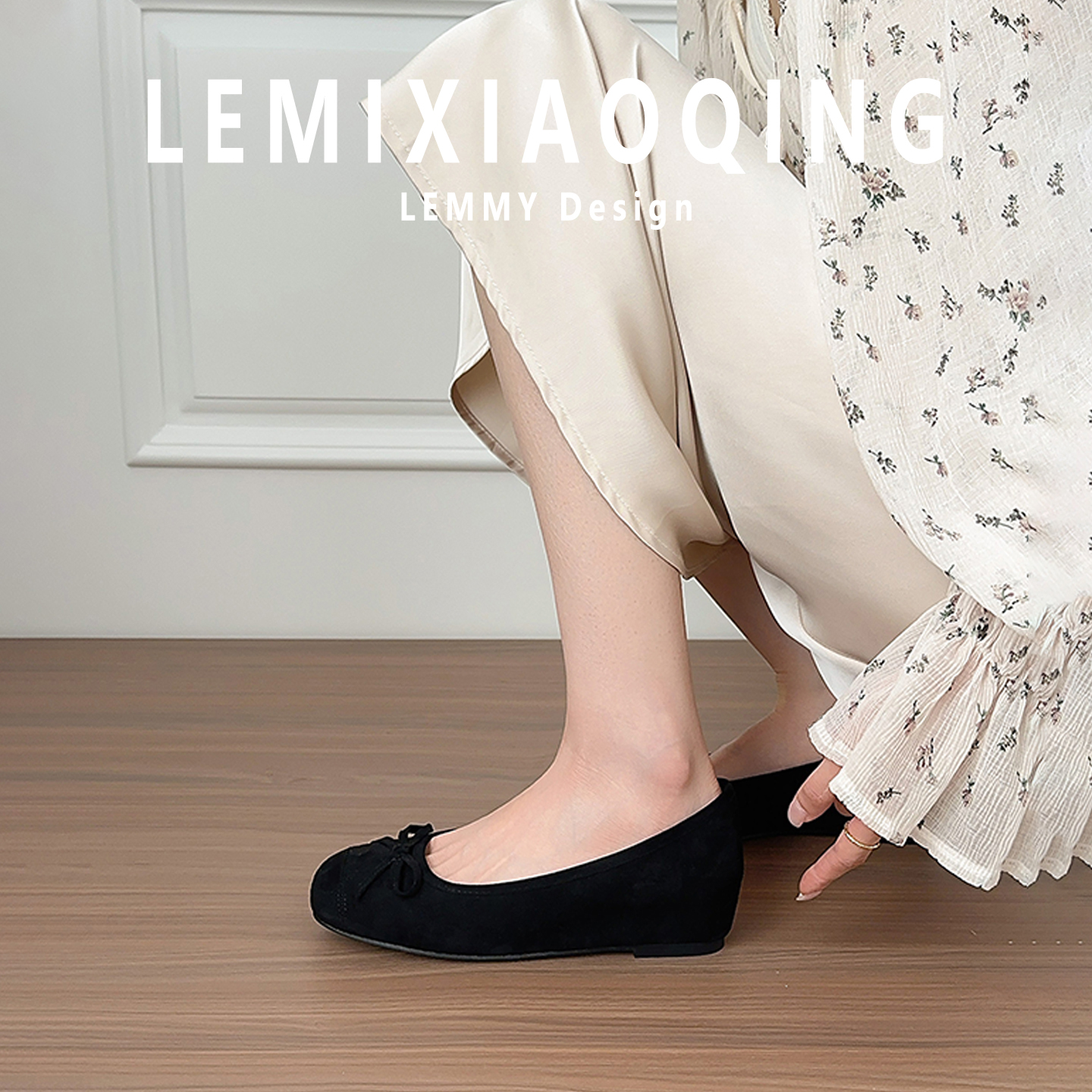 加宽版~黑色芭蕾内增高单鞋玛丽珍鞋绝美不累脚新娘婚鞋大码女鞋