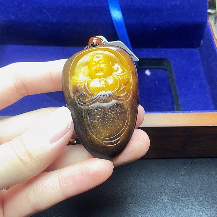 和田玉挂件未镶嵌N