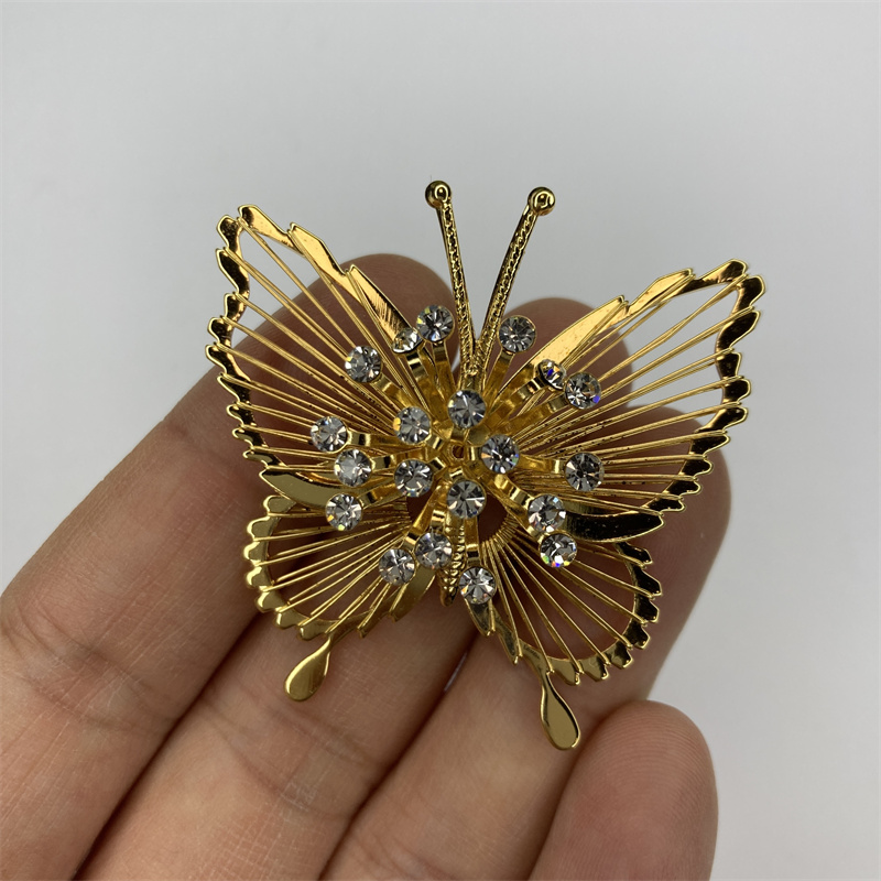 合金胸针 monet掐丝蝴蝶胸针1-2【2070116-026】