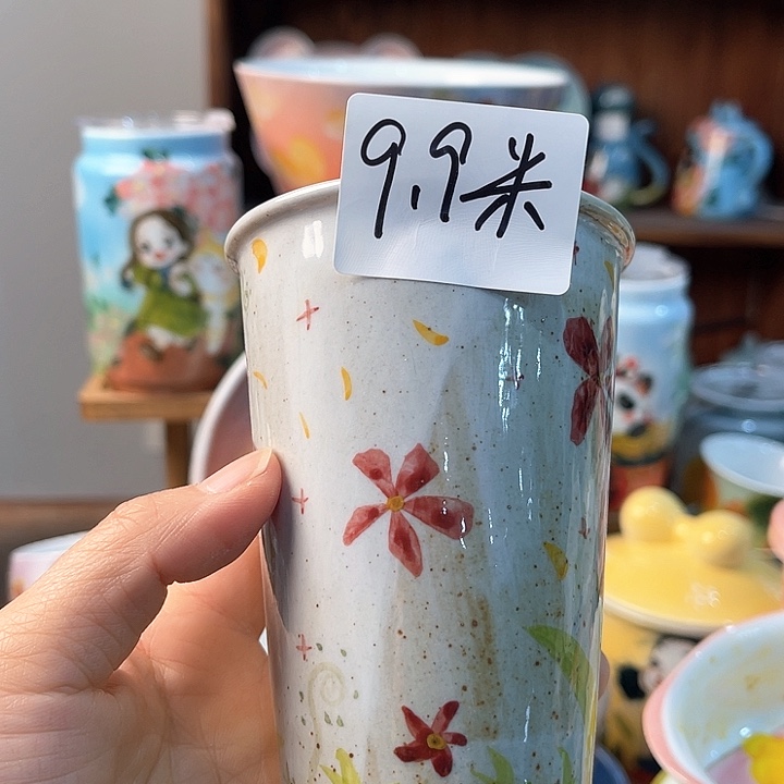 陶景德镇釉下手绘陶瓷 