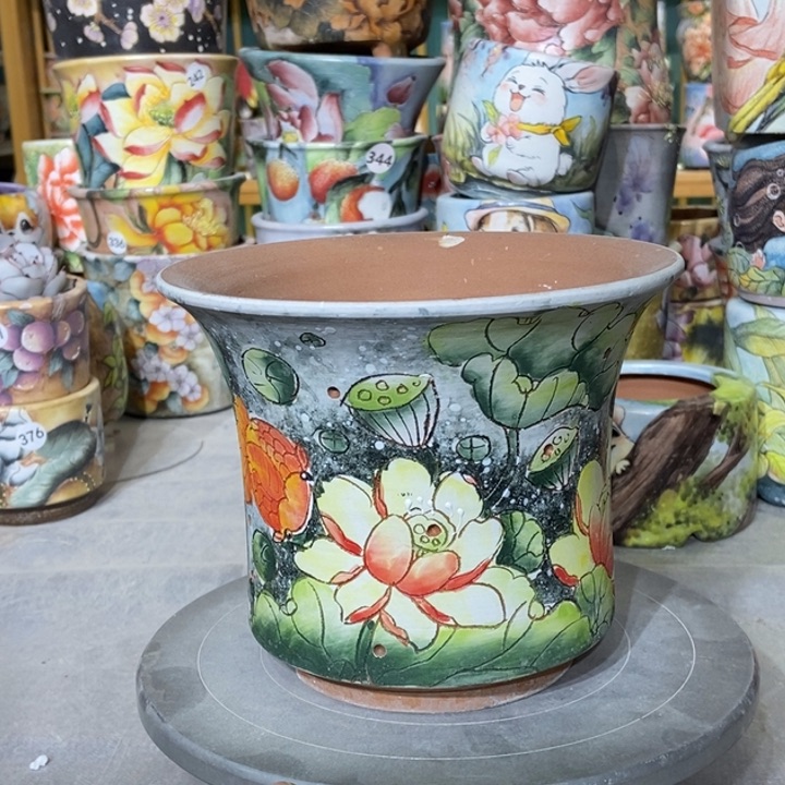 红陶景德镇艺术手绘作品