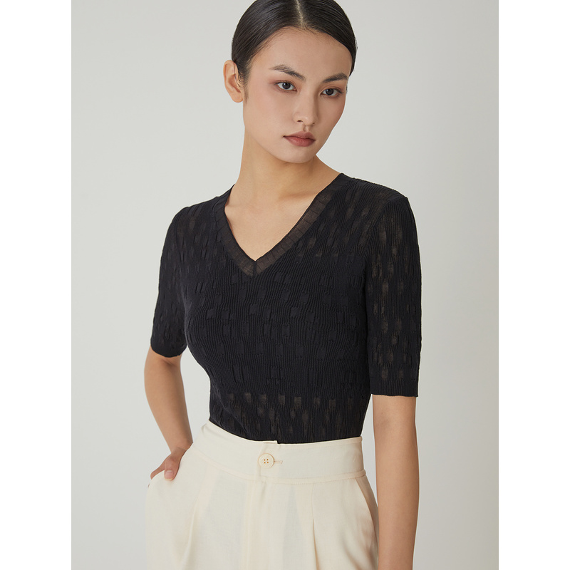 【尚雅】莱芙艾迪儿毛针织衫1W2M42040