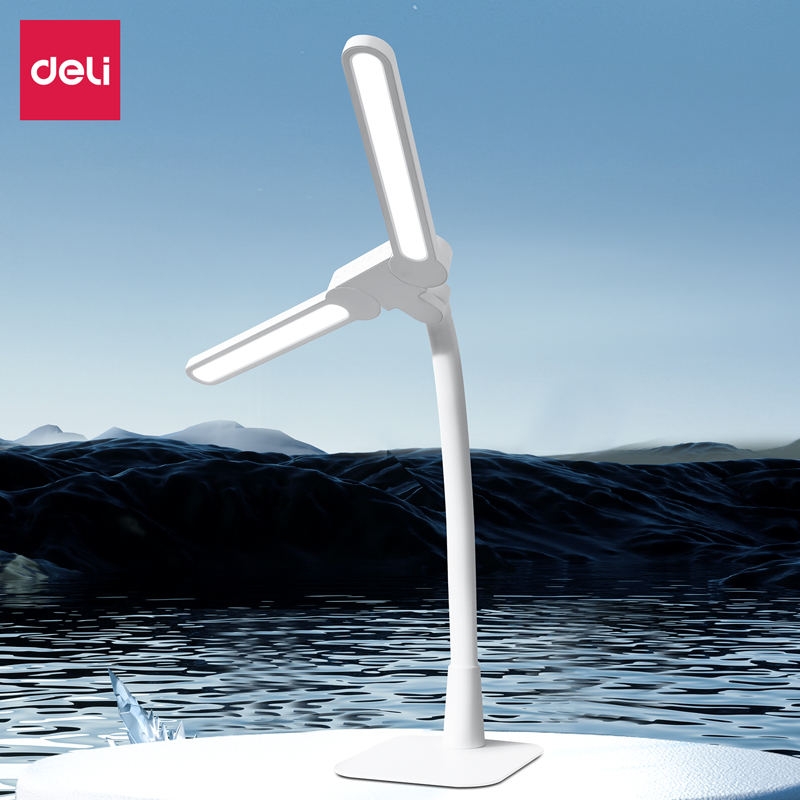 【直播专享】得力展翼蜻蜓灯学生桌面护眼台灯学生读写办公两用