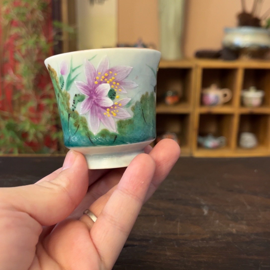 柴烧手工手绘陶瓷